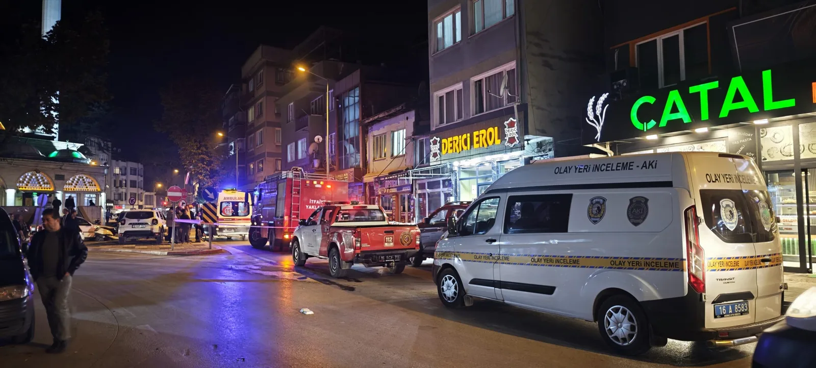 İnegöl'de çıkan yangında yaşlı adam öldü