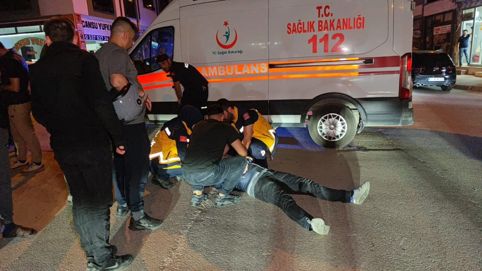 İnegöl'de sıcak dakikalar