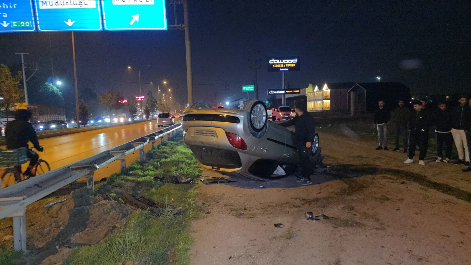 İnegöl'de feci kaza