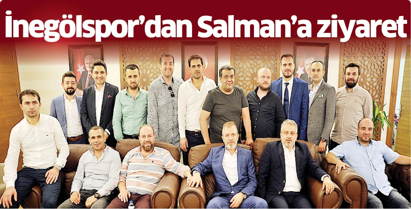 İnegölspor'dan Salman'a ziyaret