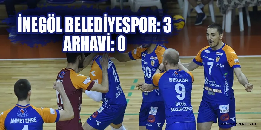 İNEGÖL BELEDİYESPOR:3 ARHAVİ:0