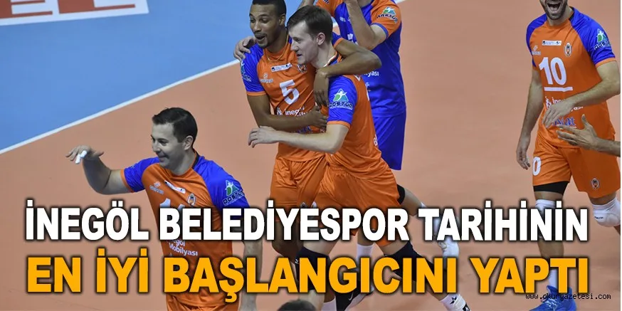 İNEGÖL BELEDİYESPOR TARİHİNİN EN İYİ BAŞLANGICINI YAPTI