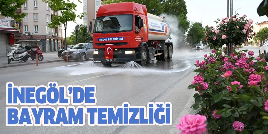 İNEGÖL’DE BAYRAM TEMİZLİĞİ