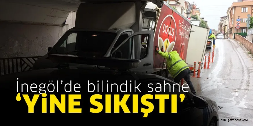 İnegöl’de bilindik sahne ‘Yine sıkıştı’