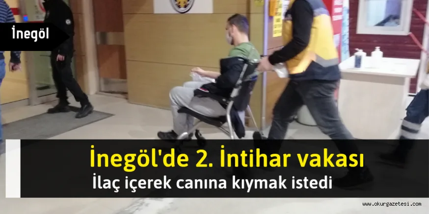 İnegöl'de bir intihar daha