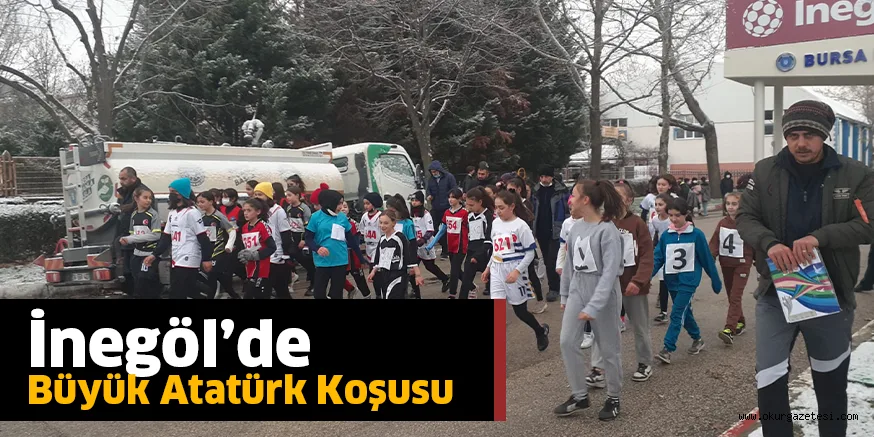 İnegöl’de Büyük Atatürk Koşusu
