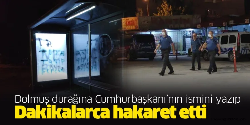 İnegöl'de dakikalarca Cumhurbaşkanına hakaret etti...