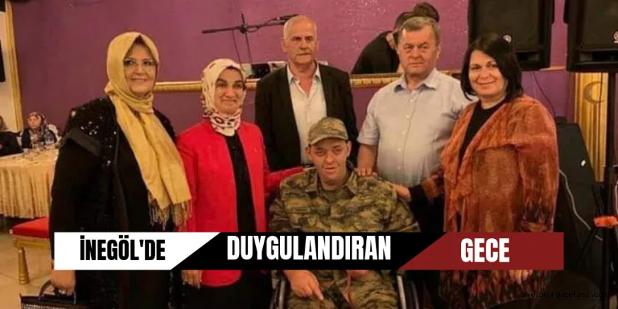 İNEGÖL'DE DUYGULANDIRAN GECE