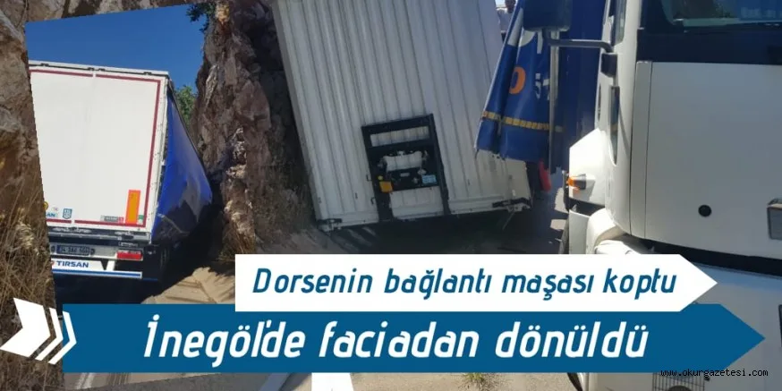 İnegöl’de faciadan dönüldü