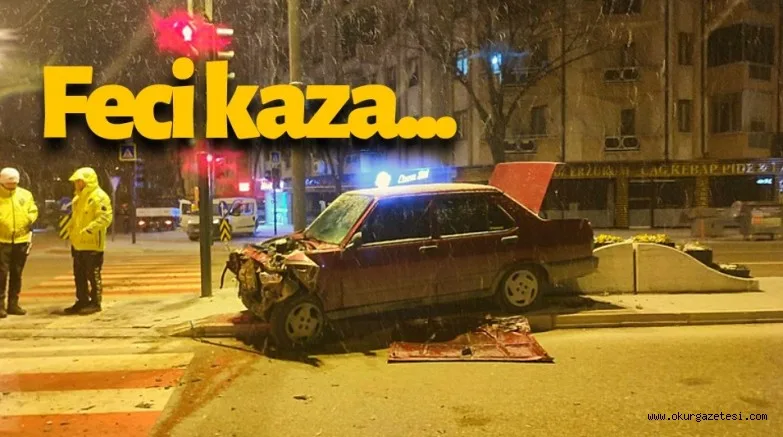 İnegöl'de feci kaza