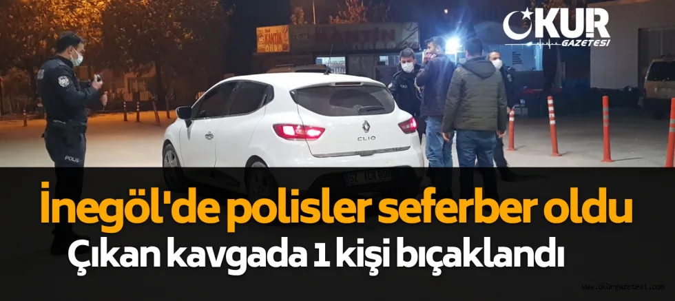 İnegöl'de gece vakti kan aktı