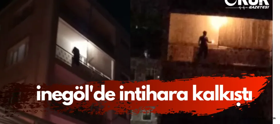 İnegöl'de intihar girişimi