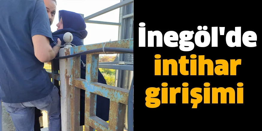 İnegöl'de intihar girişimi