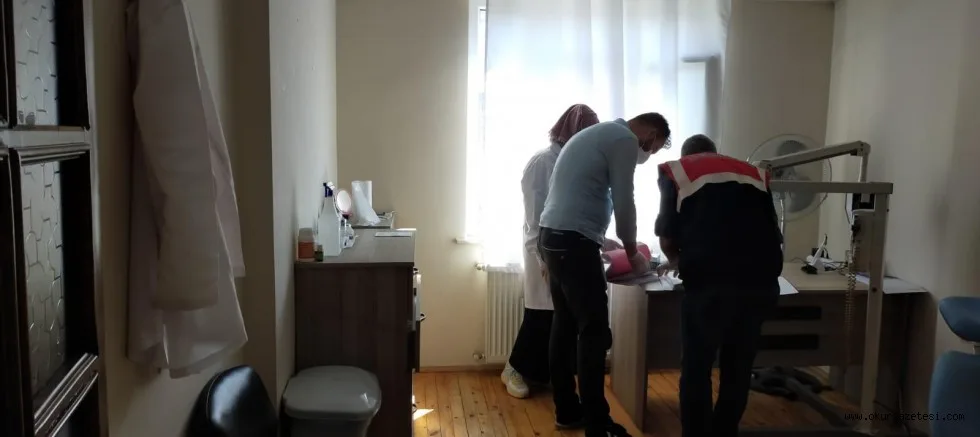 İnegöl'de kaçak muayenehane baskını