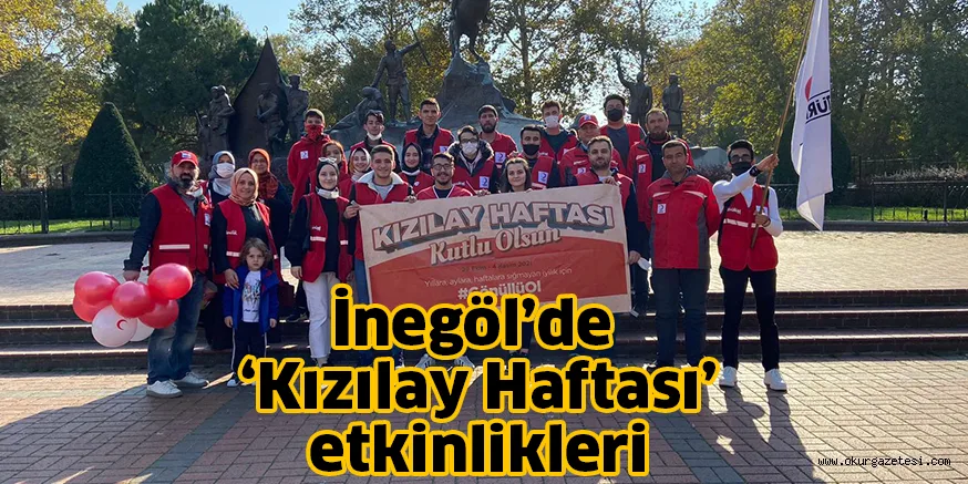 İnegöl’de ‘Kızılay Haftası’ etkinlikleri