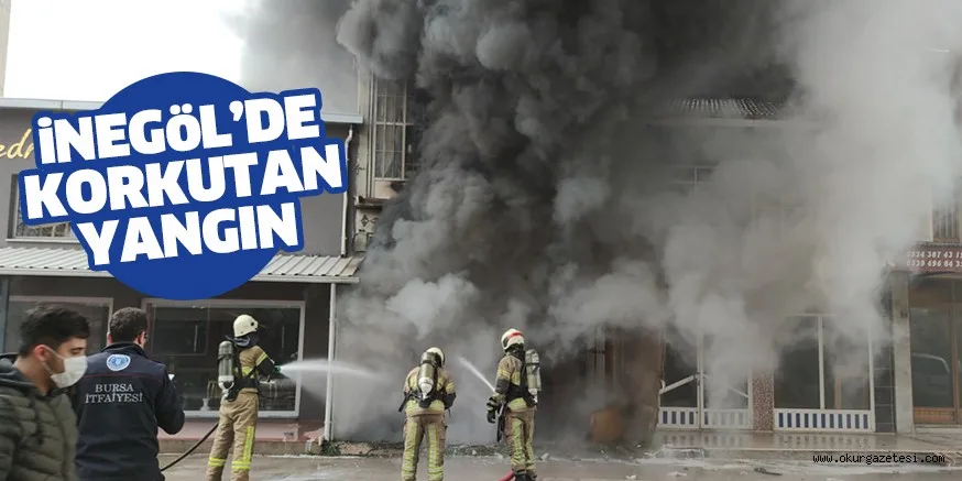 İnegöl'de Korkutan Yangın