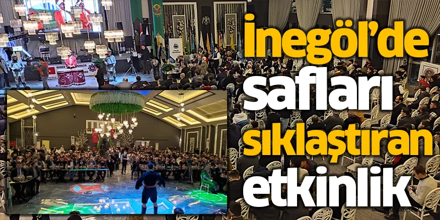 İnegöl’de safları sıklaştıran etkinlik