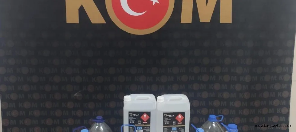 İnegöl'de sahte içki operasyonu