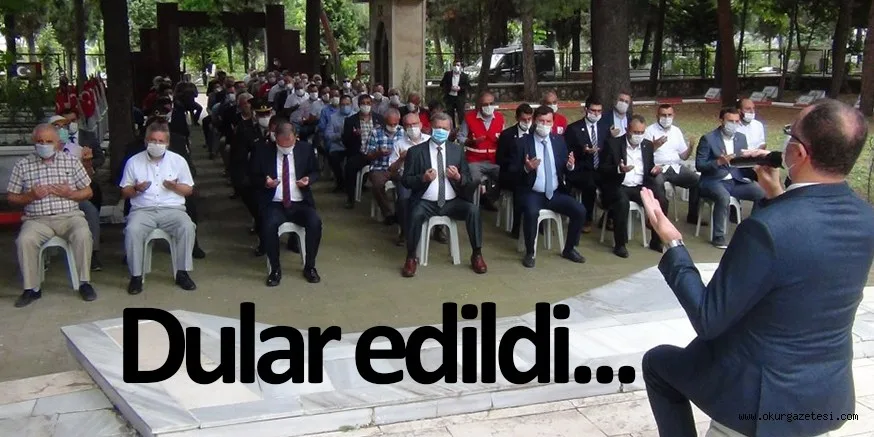 İnegöl'de şehitler için dualar edildi