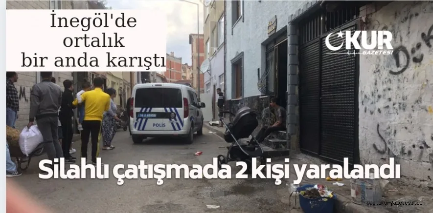 İnegöl'de silahlar patladı ..