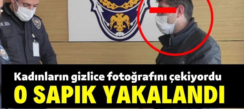 İnegöl'de sokak ve caddelerde kadınların fotoğrafını çeken sapık gözaltına alındı