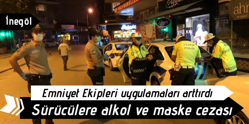 İnegöl'de sürücülere 15 bin TL ceza