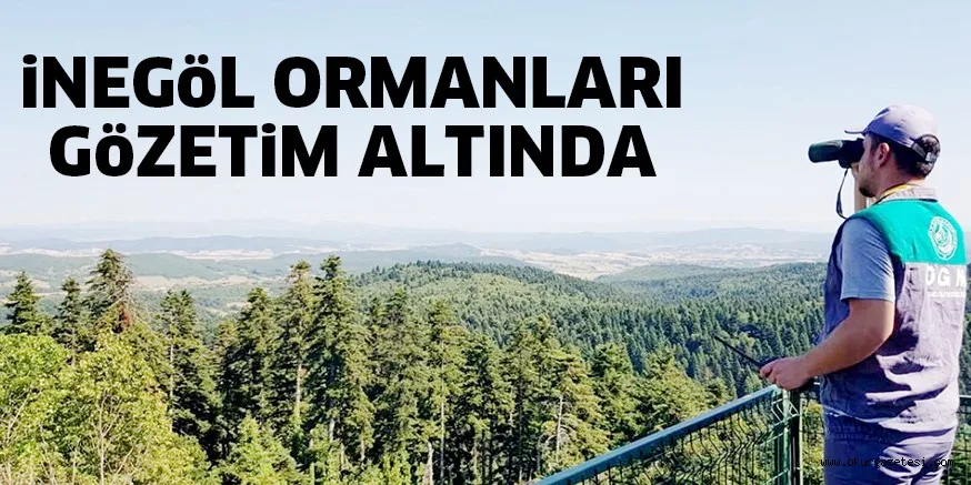 iNEGöL ORMANLARI GöZETiM ALTINDA