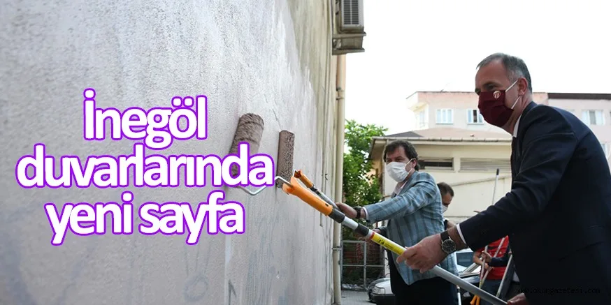 İNEGÖL’ÜN DUVARLARINDA YENİ SAYFALAR AÇILIYOR