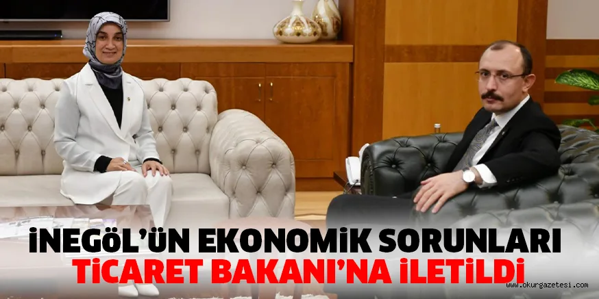 iNEGöL’üN EKONOMiK SORUNLARI TiCARET BAKANI’NA iLETiLDi