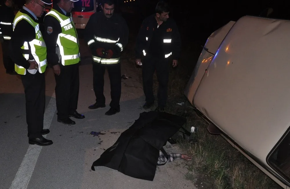 İnegölde Feci Kaza; 1 Ölü 1 Yaralı