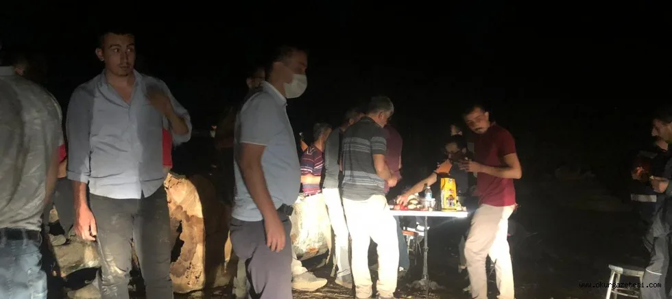 İnegölde uçuruma düşen vatandaşı 8 saat sonra helikopter ile kurtardılar