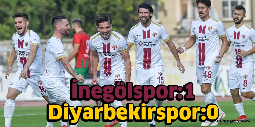 İnegölspor:1 Diyarbekirspor:0