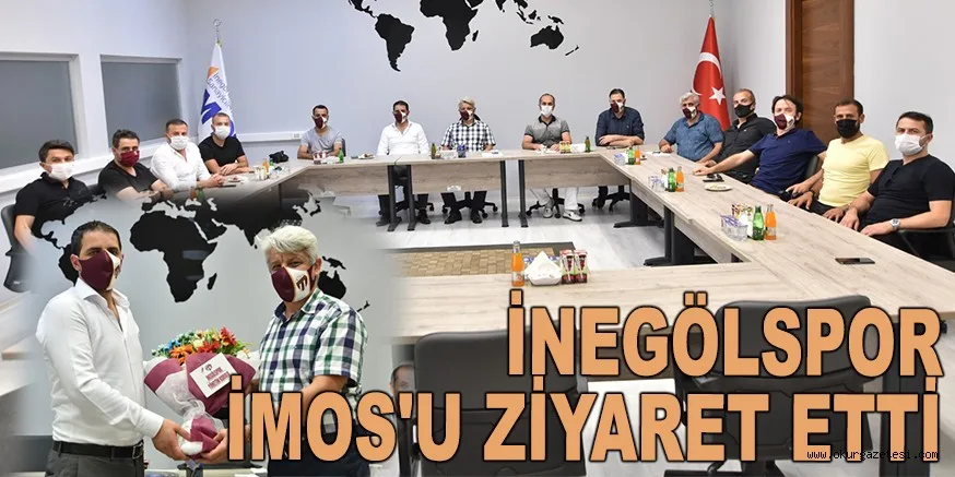 İNEGÖLSPOR İMOS'U ZİYARET ETTİ