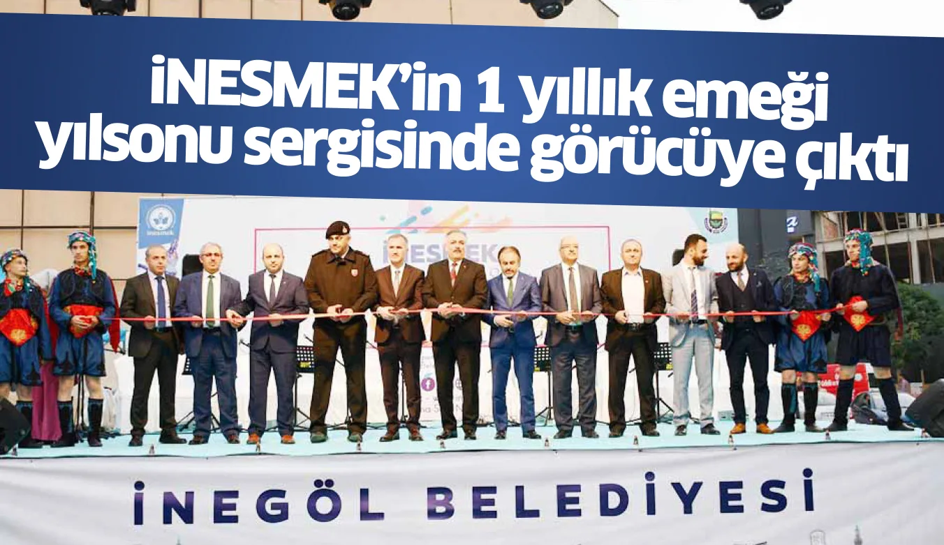 iNESMEK’in 1 yıllık emeği yılsonu sergisinde görücüye çıktı