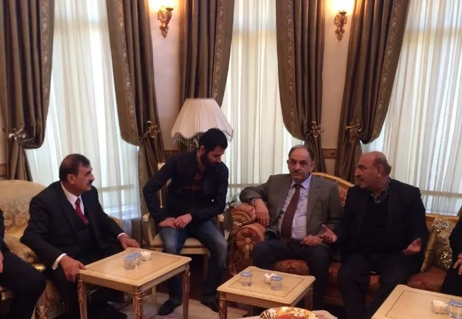 Irak Başbakan Yardımcısı Mutlaktan Aslana Taziye Ziyareti
