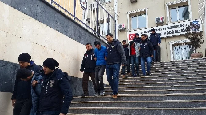 İstanbulda 24 Kişilik Hırsızlık Çetesi Çökertildi
