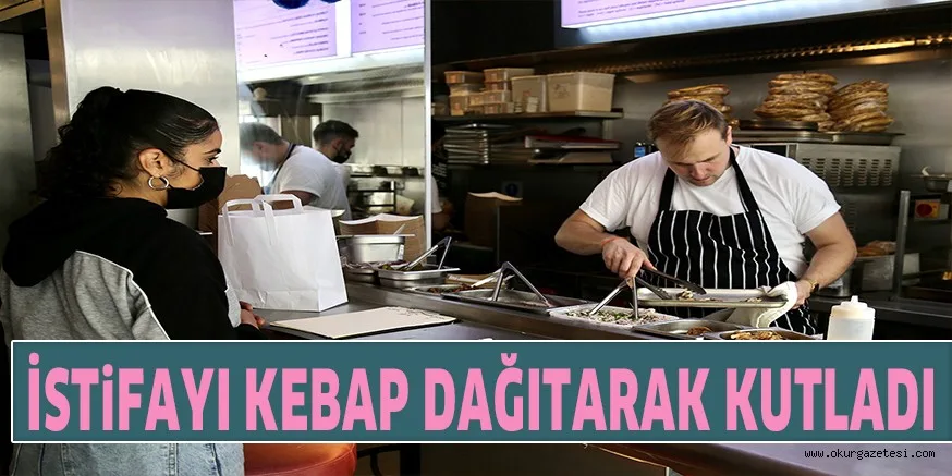 İSTiFAYI KEBAP DAĞITARAK KUTLADI