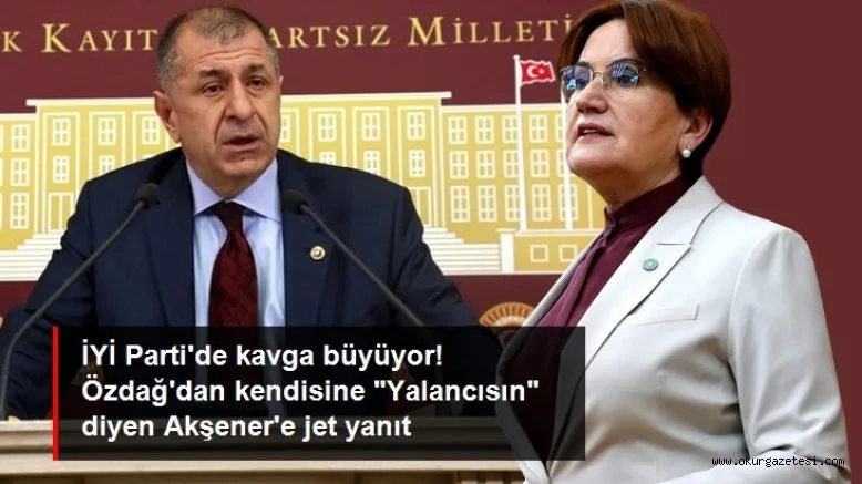 İYİ Parti'de FETÖ kavgası büyüyor! Ümit Özdağ'dan Akşener'e yanıt gecikmedi: Bombanın pimini çekenlere baksın