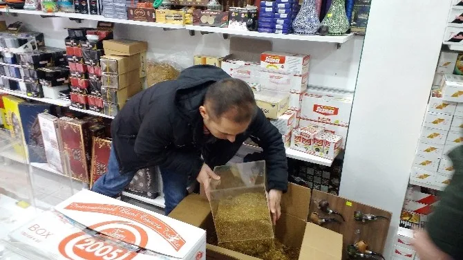 İzmitte Kaçak Tütün Ve Sigaraya Geçit Yok
