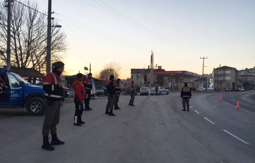 İznikte Jandarmadan Huzur Uygulaması