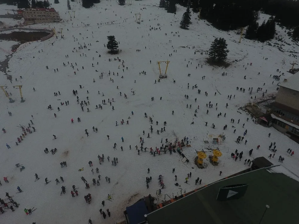 Jak Uludağda Drone İle Kuş Uçurtmuyor