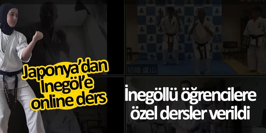 Japonya’dan İnegöl’e online ders
