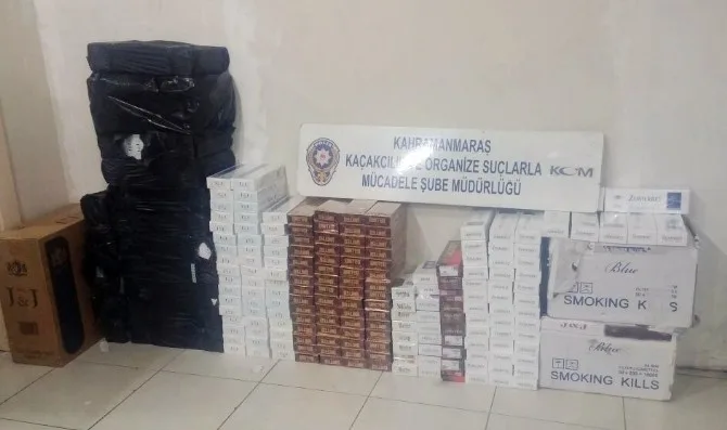 Kahramanmaraşta 4 Bin Paket Kaçak Sigara Ele Geçirildi