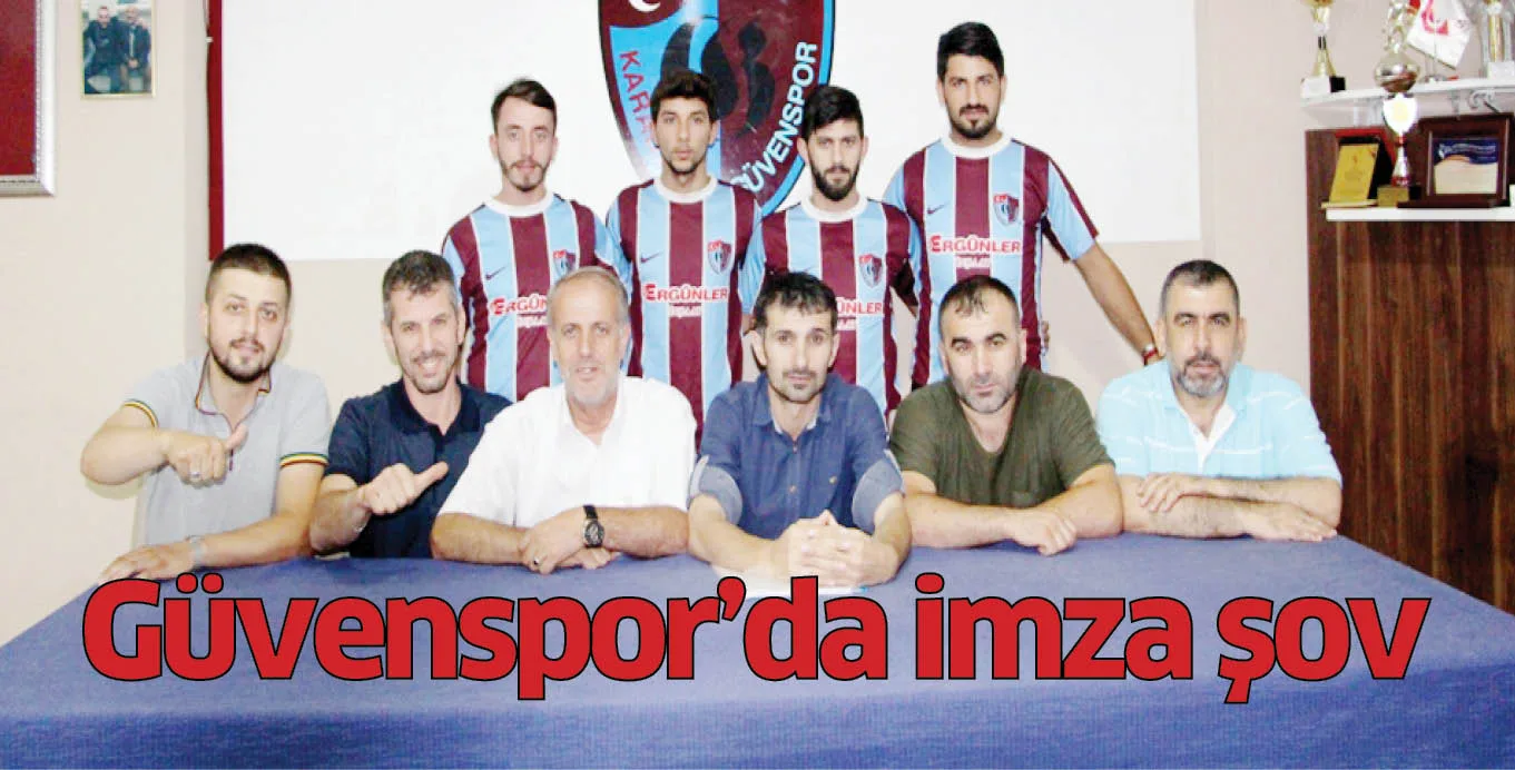 Güvenspor'da imza şov
