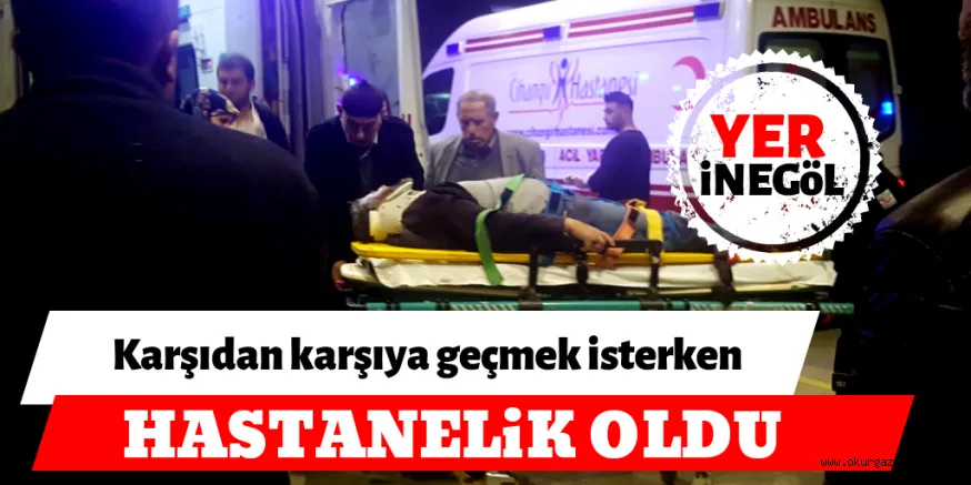KARŞIDAN KARŞIYA GEÇEMEDİ