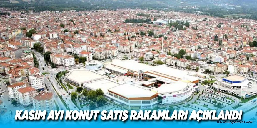 KASIM AYI KONUT SATIŞ RAKAMLARI AÇIKLANDI