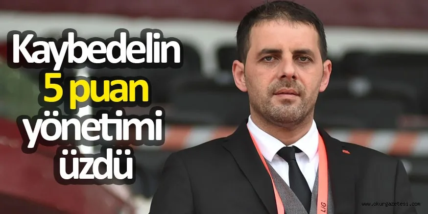 KAYBETTİĞİMİZ 5 PUAN BİZLERİ GERÇEKTEN ÜZDÜ