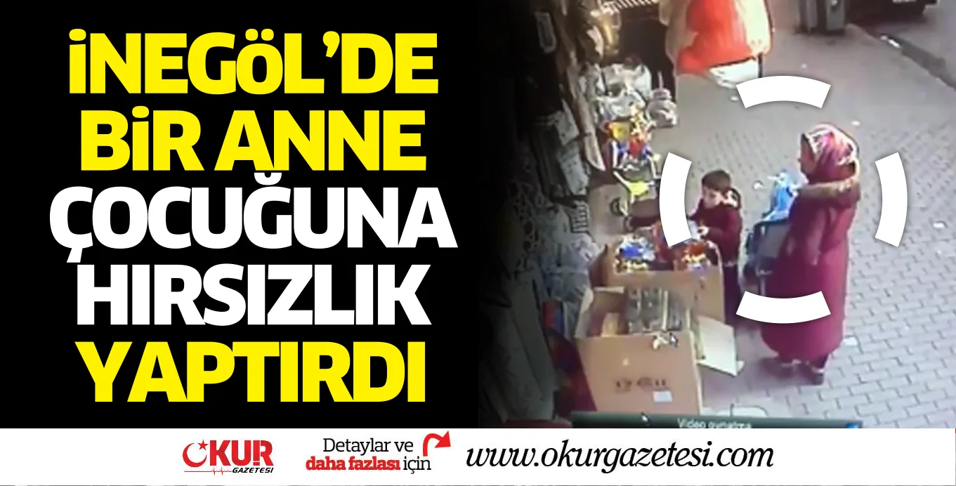 Küçük çocuğa hırsızlık yaptırdı