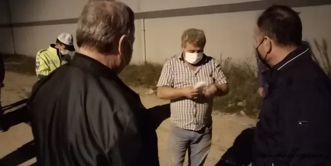 Kaymakam alkollü ve maskesiz kişiye ceza kesti