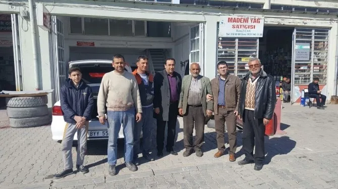 Kaymakam Gencerden Küçük Sanayi Sitesi Esnafına Ziyaret